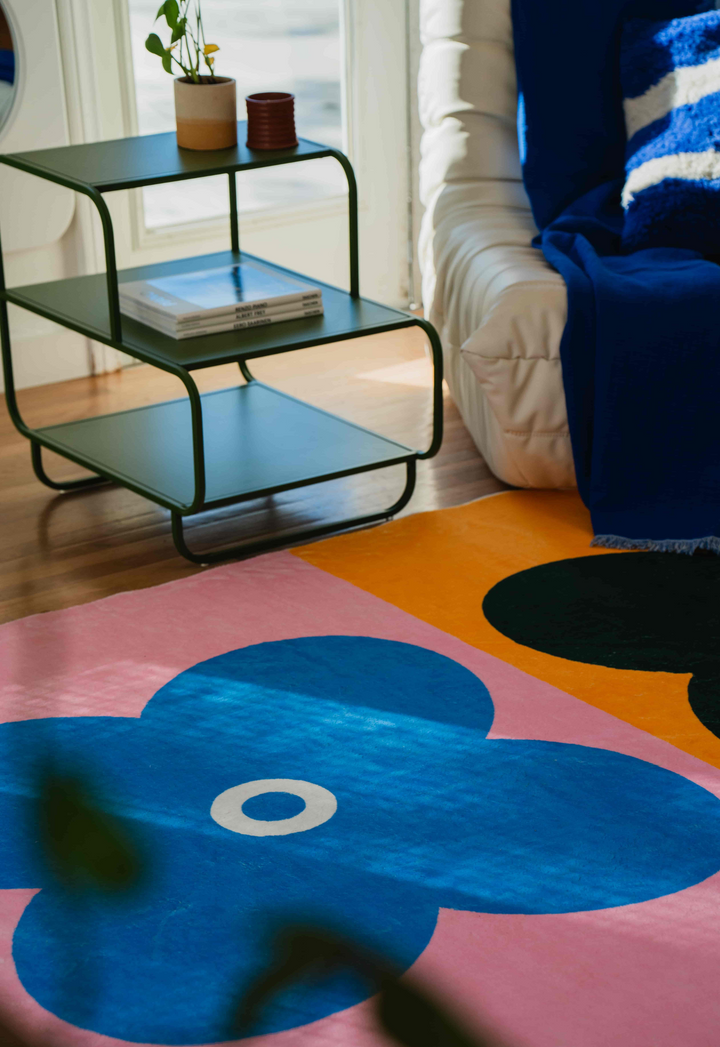 Great time with LanySpace Multicolor Clover Rug