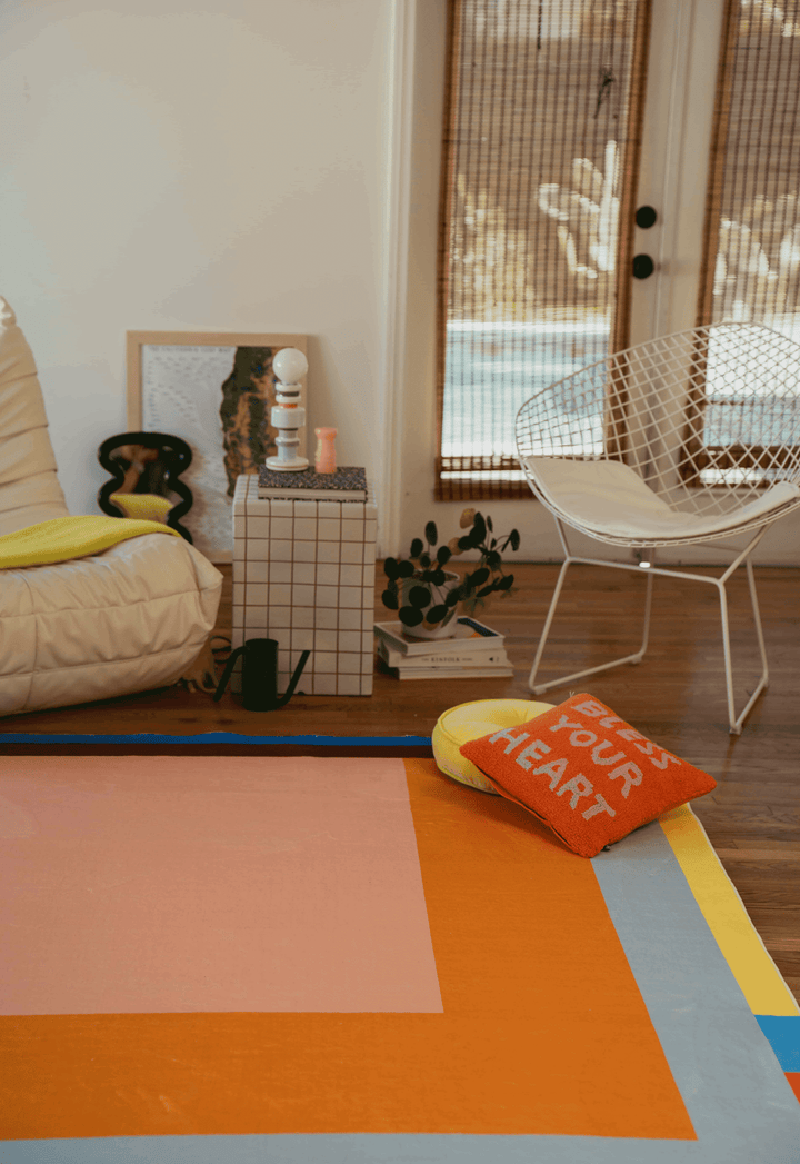 Cozy Spot with LanySpace Modern Geometric Print Rug