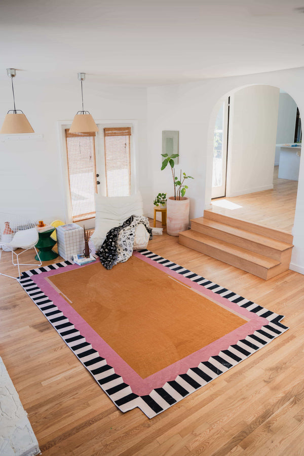 Keyboard Boarded Area Rug