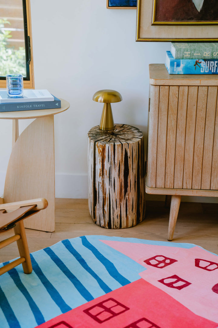 Cozy Corner with LanySpace Irregular Shaped Pink Tiny House Runner