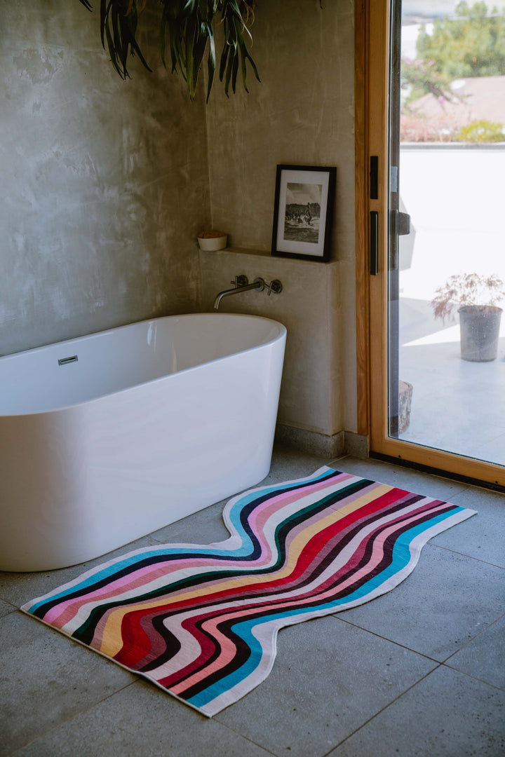 LanySpace Irregular Shaped Multicolor Contour Runner by Bathtub